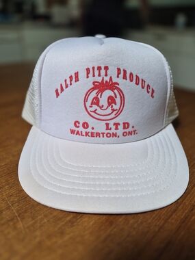 Vintage Style White Trucker Hat
